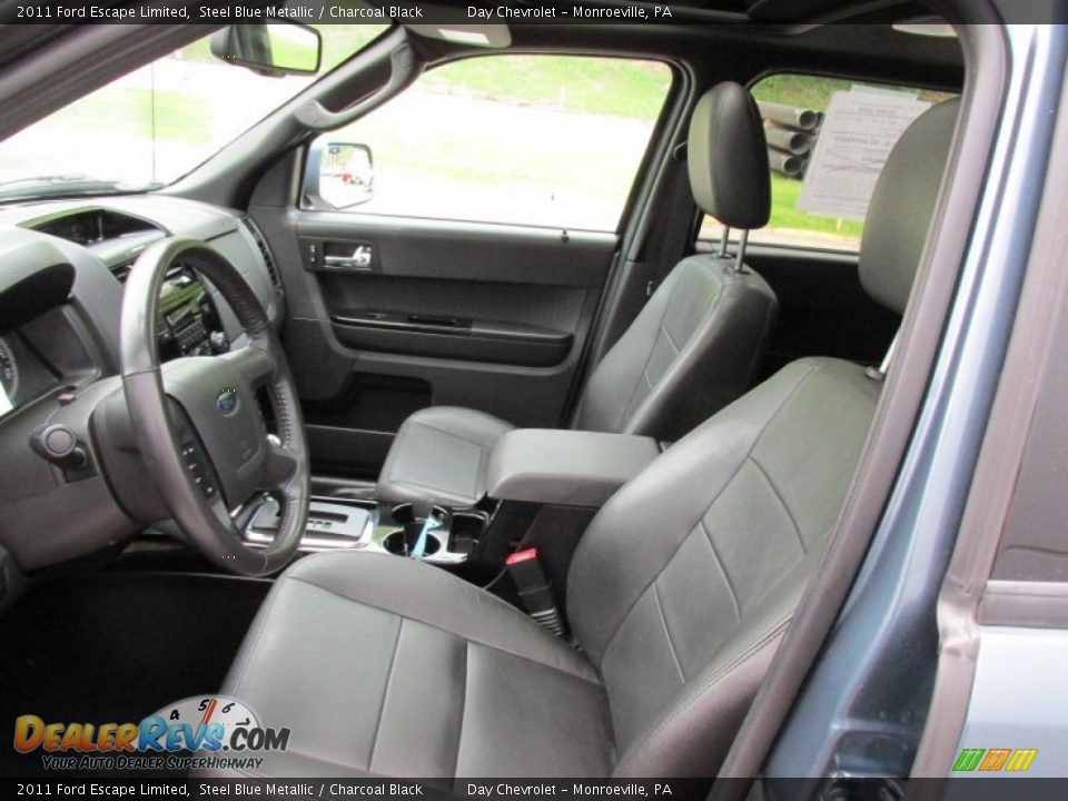 2011 Ford Escape Limited Steel Blue Metallic / Charcoal Black Photo #12