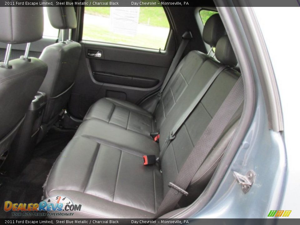 2011 Ford Escape Limited Steel Blue Metallic / Charcoal Black Photo #13