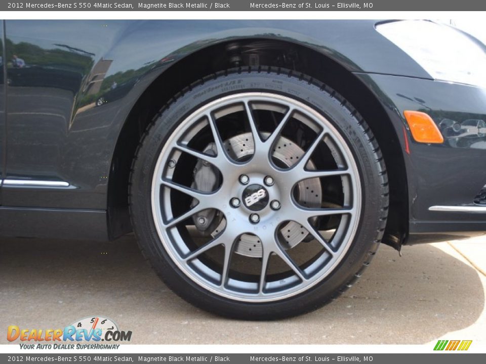 2012 Mercedes-Benz S 550 4Matic Sedan Magnetite Black Metallic / Black Photo #2