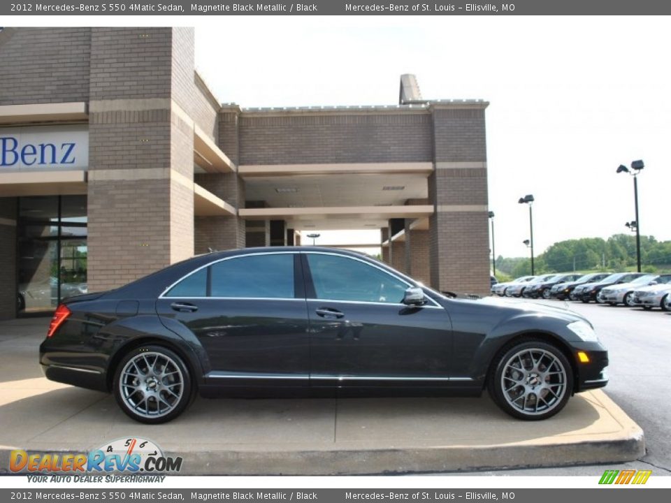 2012 Mercedes-Benz S 550 4Matic Sedan Magnetite Black Metallic / Black Photo #3