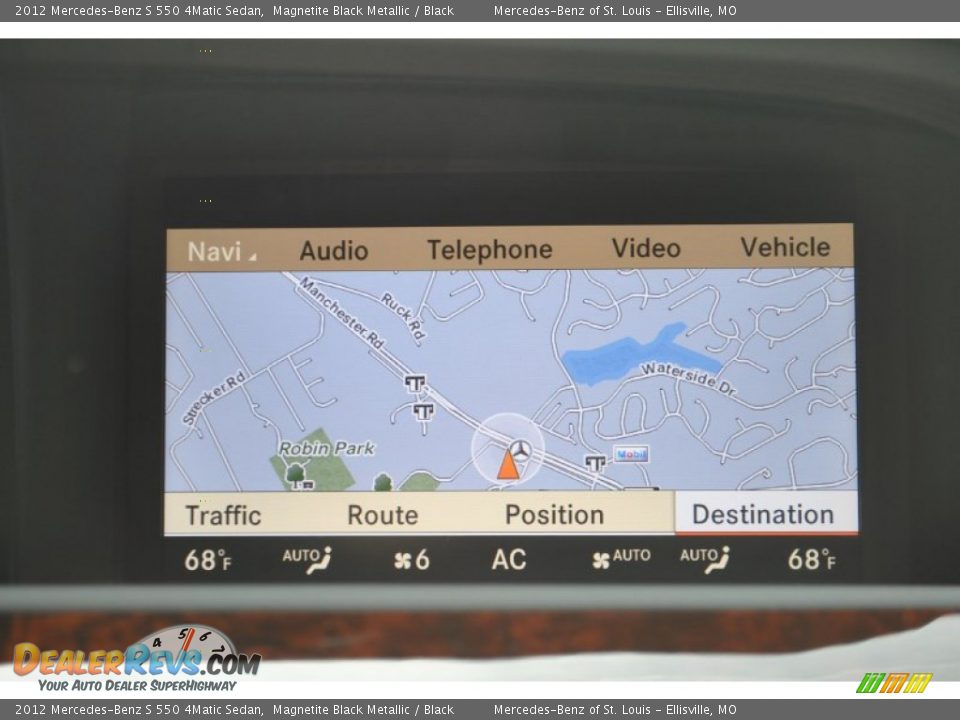 2012 Mercedes-Benz S 550 4Matic Sedan Magnetite Black Metallic / Black Photo #6