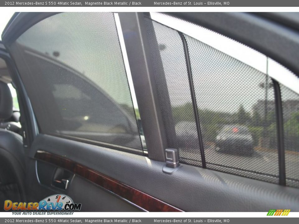 2012 Mercedes-Benz S 550 4Matic Sedan Magnetite Black Metallic / Black Photo #8