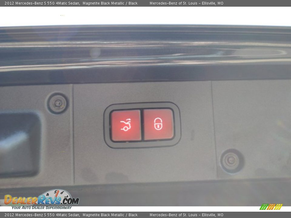2012 Mercedes-Benz S 550 4Matic Sedan Magnetite Black Metallic / Black Photo #11
