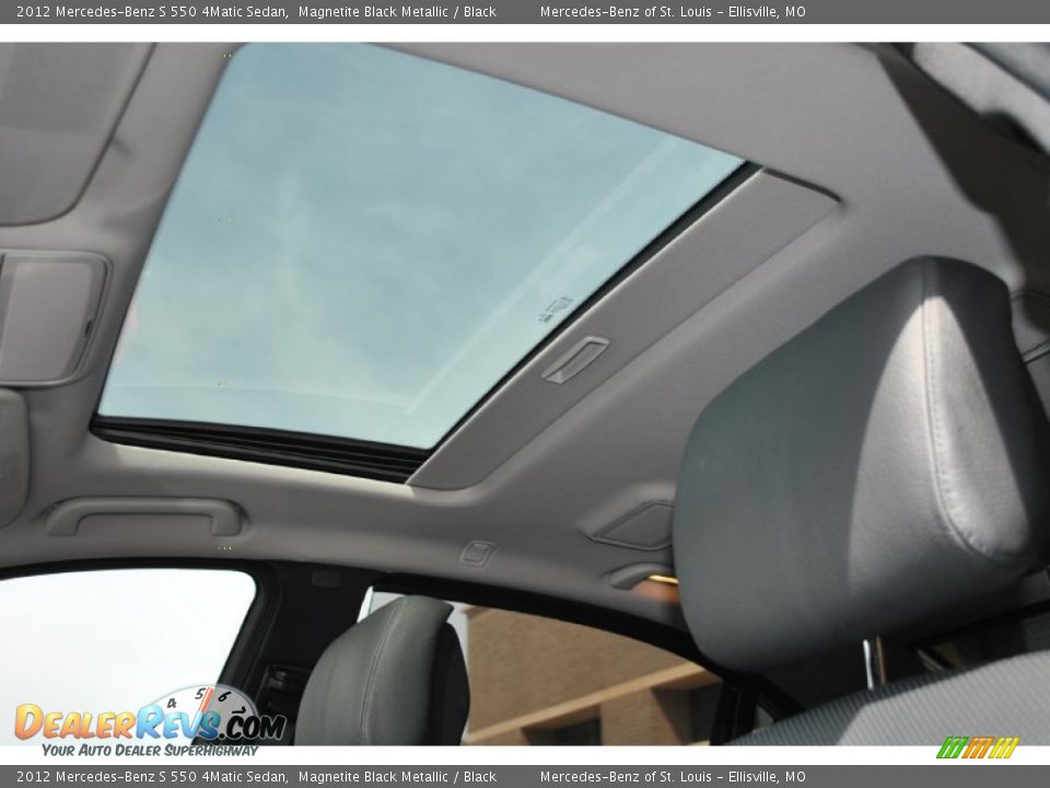 2012 Mercedes-Benz S 550 4Matic Sedan Magnetite Black Metallic / Black Photo #18