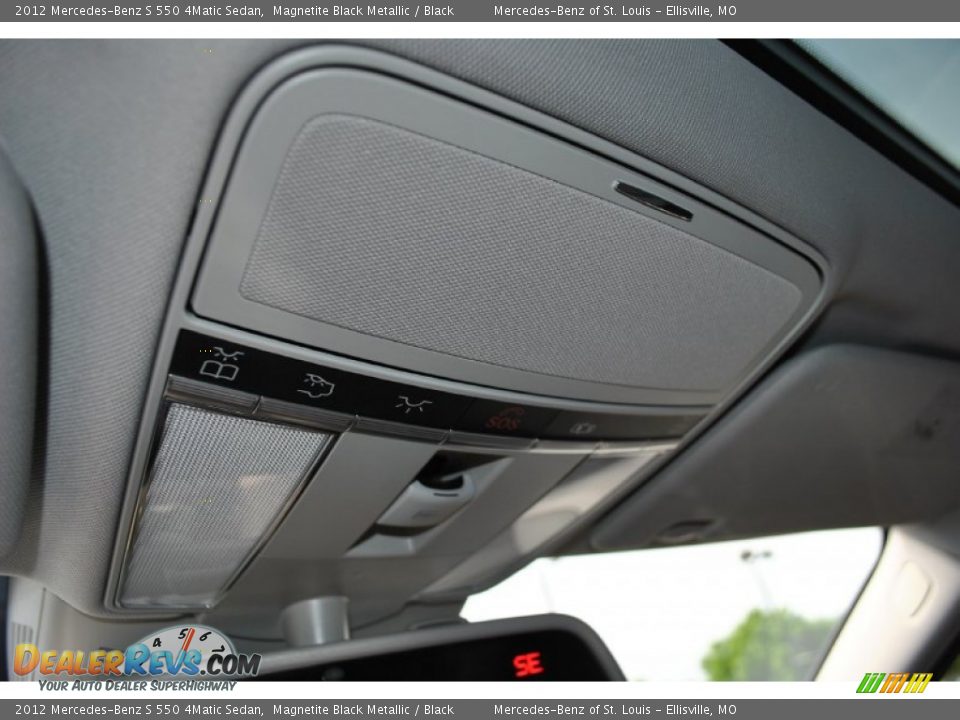 2012 Mercedes-Benz S 550 4Matic Sedan Magnetite Black Metallic / Black Photo #20