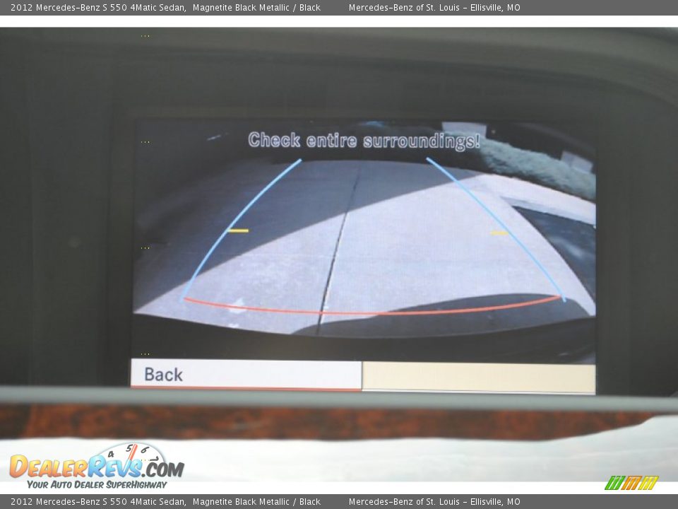 2012 Mercedes-Benz S 550 4Matic Sedan Magnetite Black Metallic / Black Photo #22