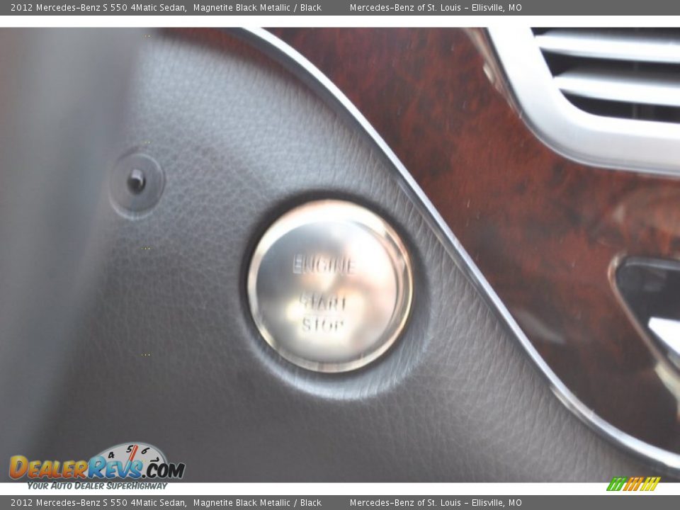 2012 Mercedes-Benz S 550 4Matic Sedan Magnetite Black Metallic / Black Photo #24