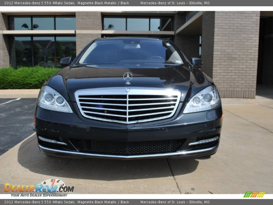 2012 Mercedes-Benz S 550 4Matic Sedan Magnetite Black Metallic / Black Photo #27