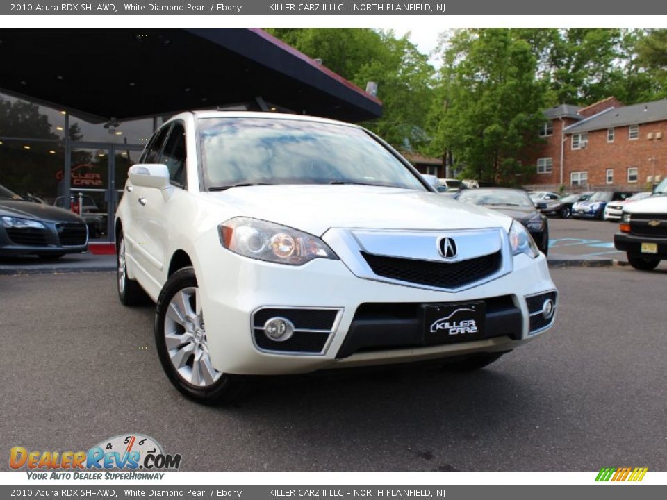2010 Acura RDX SH-AWD White Diamond Pearl / Ebony Photo #1