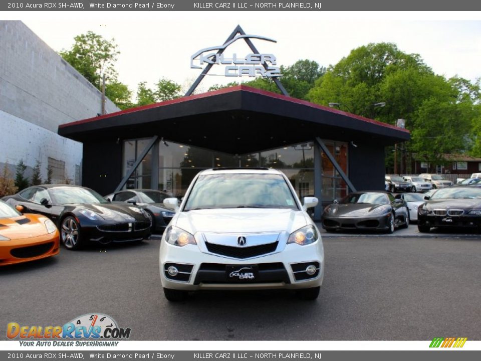 2010 Acura RDX SH-AWD White Diamond Pearl / Ebony Photo #2