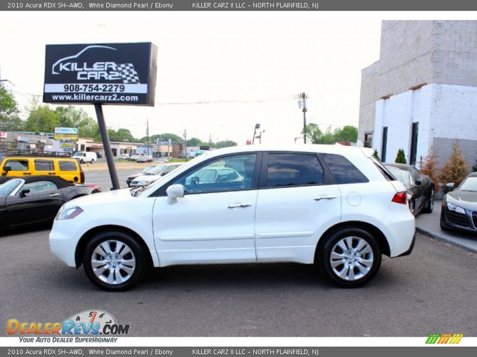 2010 Acura RDX SH-AWD White Diamond Pearl / Ebony Photo #4