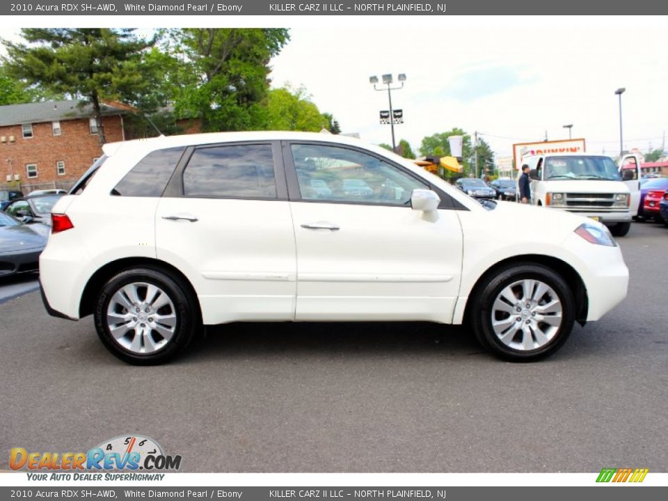2010 Acura RDX SH-AWD White Diamond Pearl / Ebony Photo #8