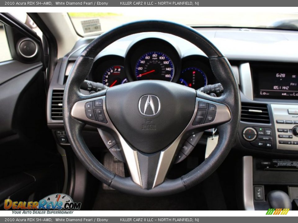 2010 Acura RDX SH-AWD White Diamond Pearl / Ebony Photo #14