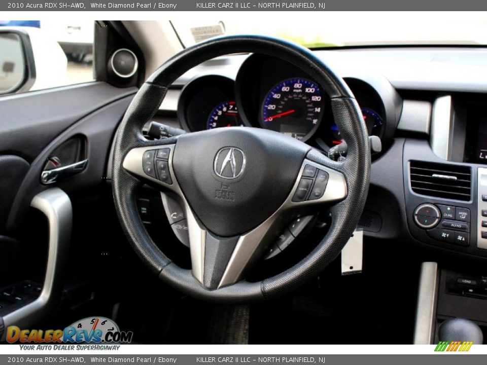 2010 Acura RDX SH-AWD White Diamond Pearl / Ebony Photo #31