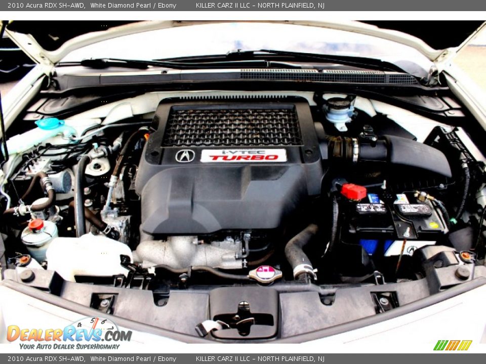 2010 Acura RDX SH-AWD White Diamond Pearl / Ebony Photo #33