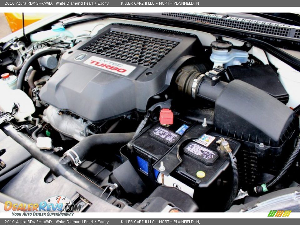 2010 Acura RDX SH-AWD White Diamond Pearl / Ebony Photo #34