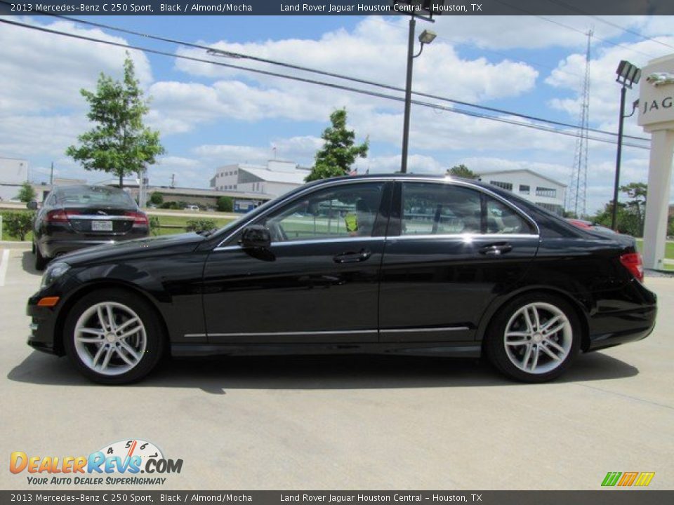 2013 Mercedes-Benz C 250 Sport Black / Almond/Mocha Photo #7