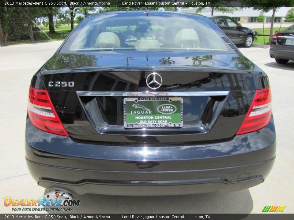 2013 Mercedes-Benz C 250 Sport Black / Almond/Mocha Photo #9