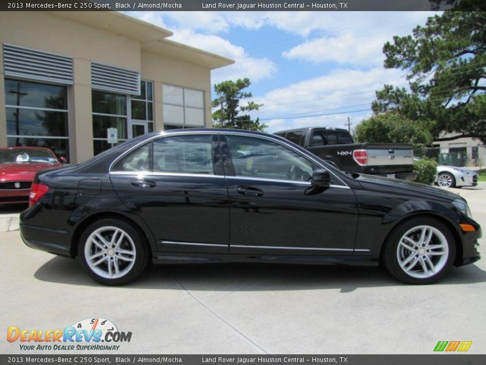 2013 Mercedes-Benz C 250 Sport Black / Almond/Mocha Photo #11