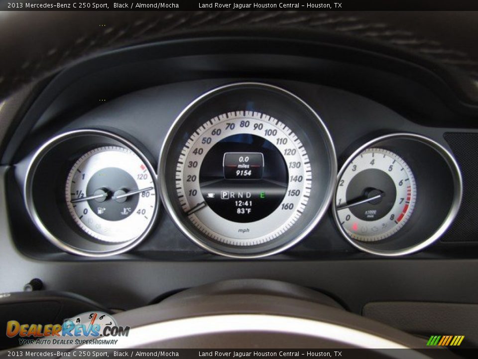 2013 Mercedes-Benz C 250 Sport Black / Almond/Mocha Photo #17