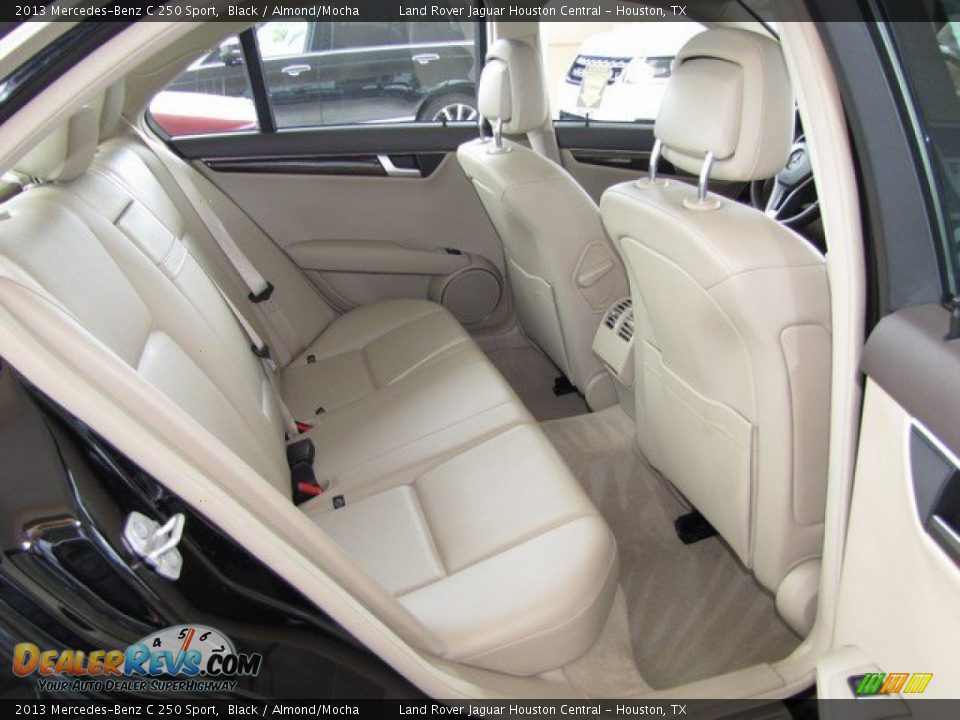 2013 Mercedes-Benz C 250 Sport Black / Almond/Mocha Photo #27