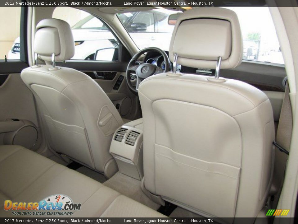 2013 Mercedes-Benz C 250 Sport Black / Almond/Mocha Photo #28