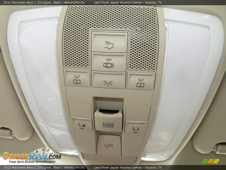 2013 Mercedes-Benz C 250 Sport Black / Almond/Mocha Photo #36