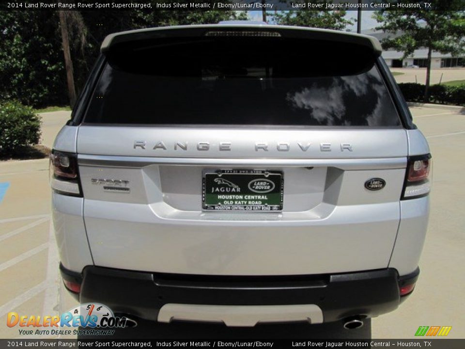2014 Land Rover Range Rover Sport Supercharged Indus Silver Metallic / Ebony/Lunar/Ebony Photo #9