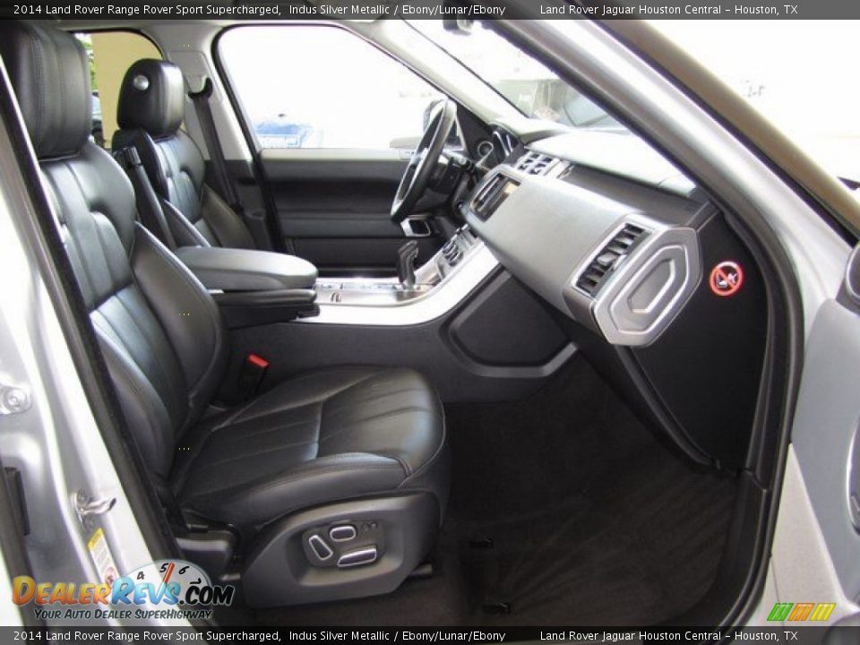 Ebony/Lunar/Ebony Interior - 2014 Land Rover Range Rover Sport Supercharged Photo #32
