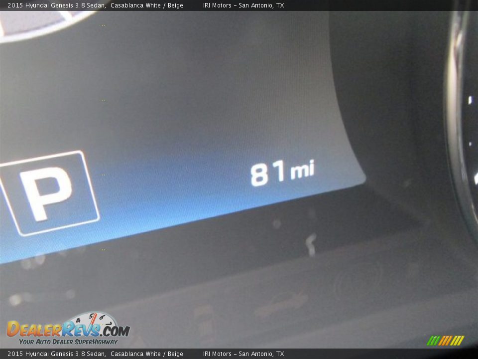 2015 Hyundai Genesis 3.8 Sedan Casablanca White / Beige Photo #20