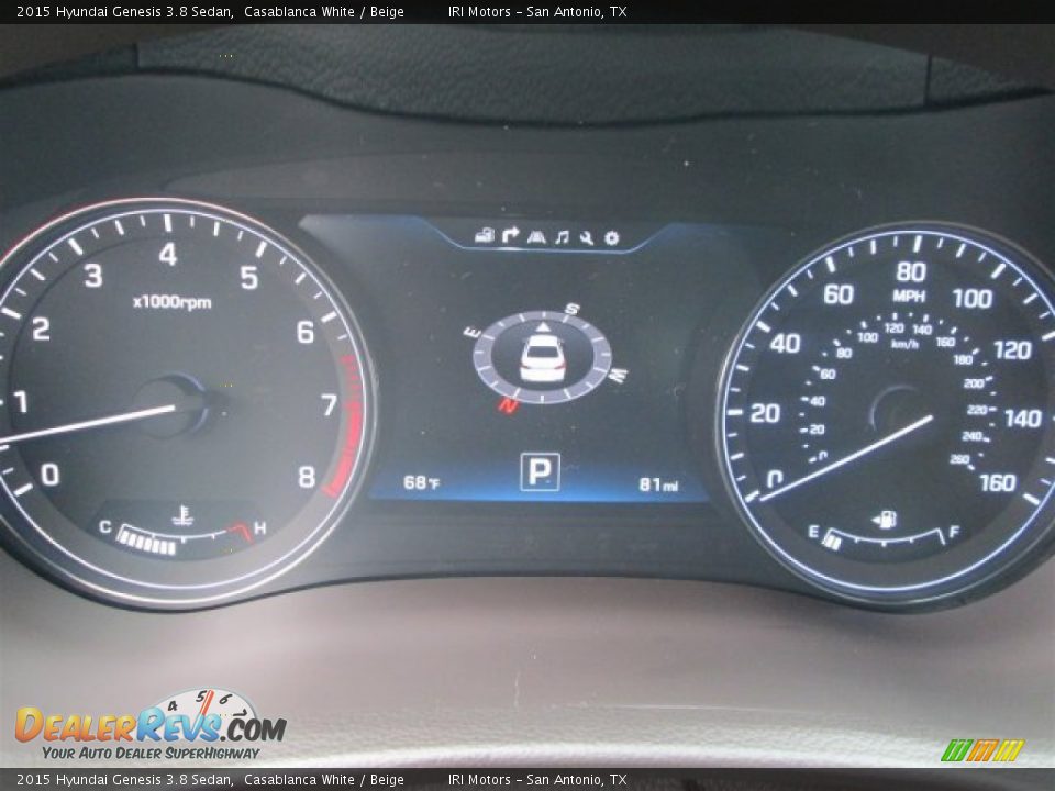 2015 Hyundai Genesis 3.8 Sedan Casablanca White / Beige Photo #21