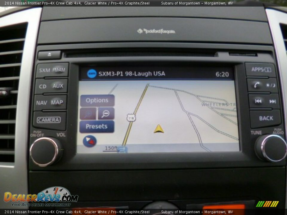 2014 Nissan Frontier Pro-4X Crew Cab 4x4 Glacier White / Pro-4X Graphite/Steel Photo #19