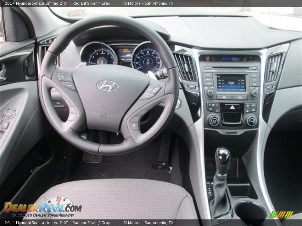 2014 Hyundai Sonata Limited 2.0T Radiant Silver / Gray Photo #11