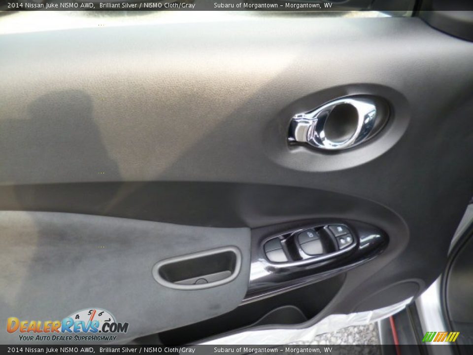 2014 Nissan Juke NISMO AWD Brilliant Silver / NISMO Cloth/Gray Photo #18