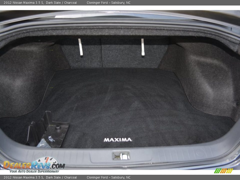 2012 Nissan Maxima 3.5 S Dark Slate / Charcoal Photo #12