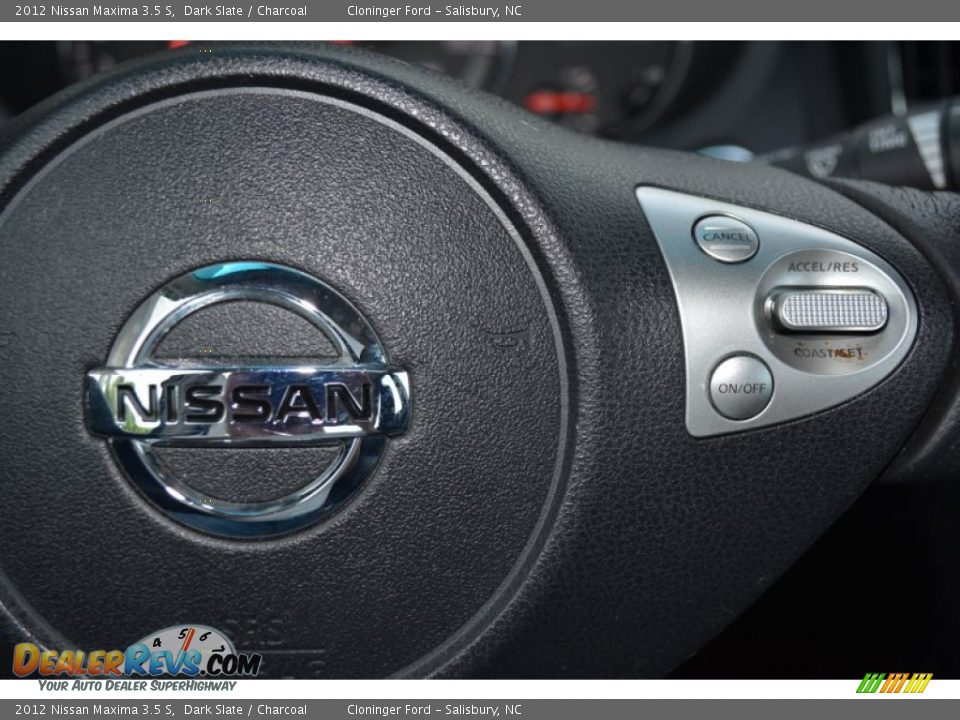 2012 Nissan Maxima 3.5 S Dark Slate / Charcoal Photo #26