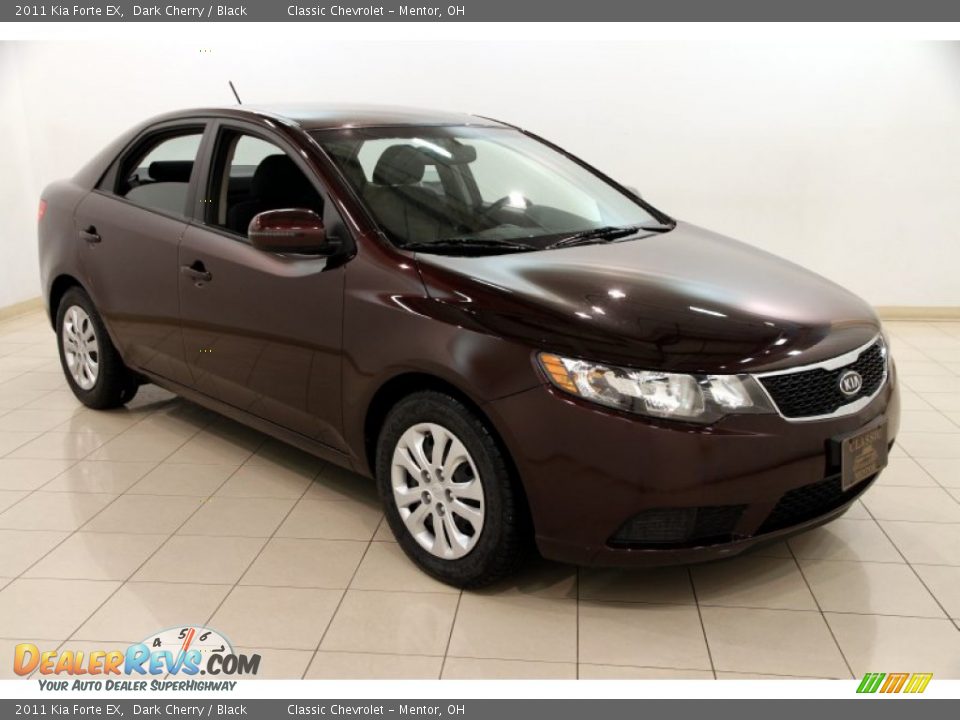 2011 Kia Forte EX Dark Cherry / Black Photo #1