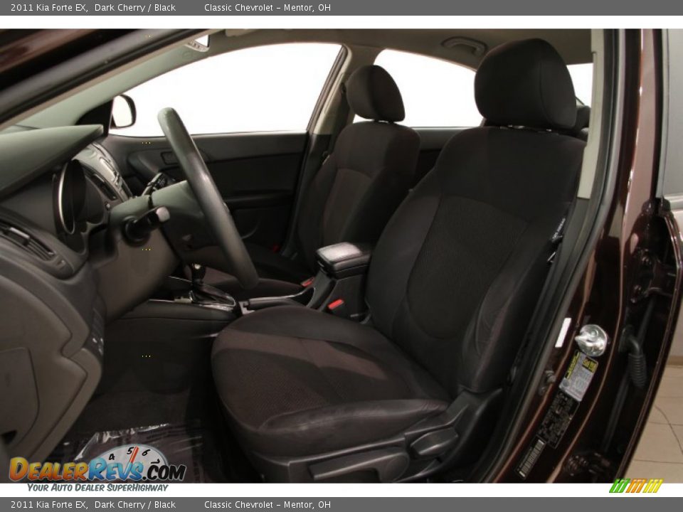 2011 Kia Forte EX Dark Cherry / Black Photo #5