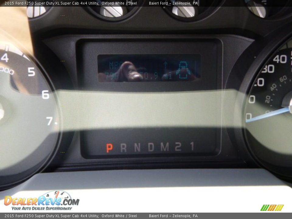 2015 Ford F250 Super Duty XL Super Cab 4x4 Utility Oxford White / Steel Photo #19