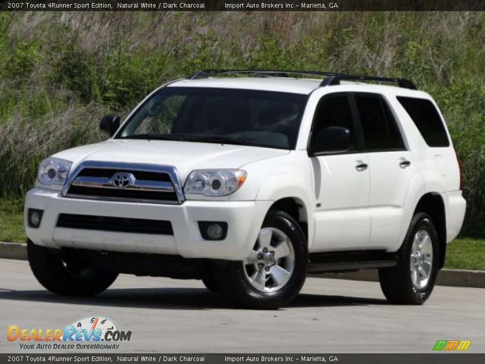 2007 Toyota 4Runner Sport Edition Natural White / Dark Charcoal Photo #1