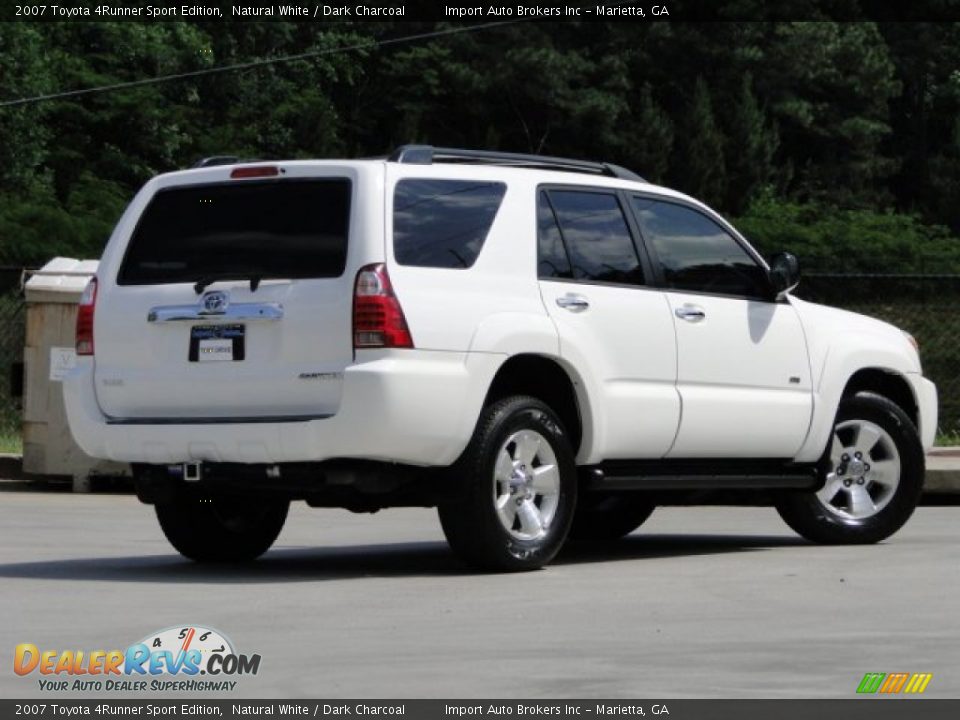 2007 Toyota 4Runner Sport Edition Natural White / Dark Charcoal Photo #4