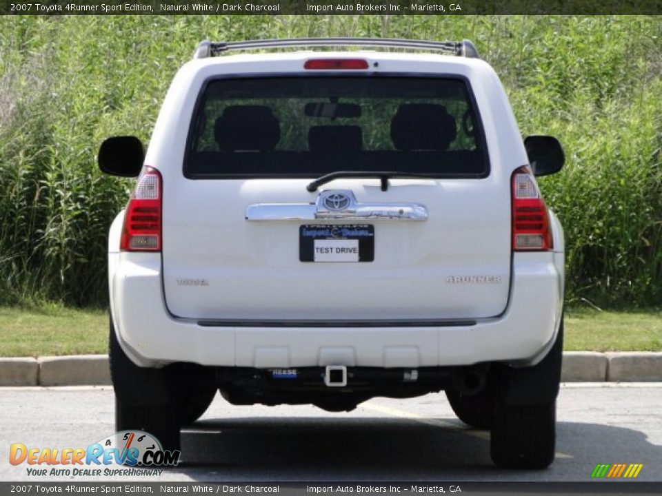 2007 Toyota 4Runner Sport Edition Natural White / Dark Charcoal Photo #7