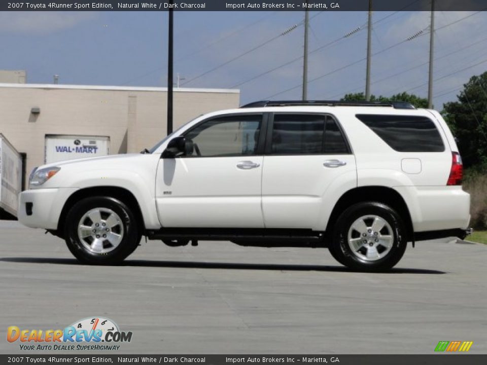 2007 Toyota 4Runner Sport Edition Natural White / Dark Charcoal Photo #8