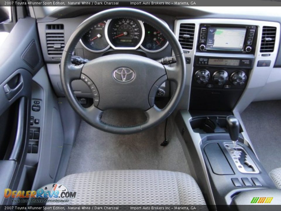 2007 Toyota 4Runner Sport Edition Natural White / Dark Charcoal Photo #12