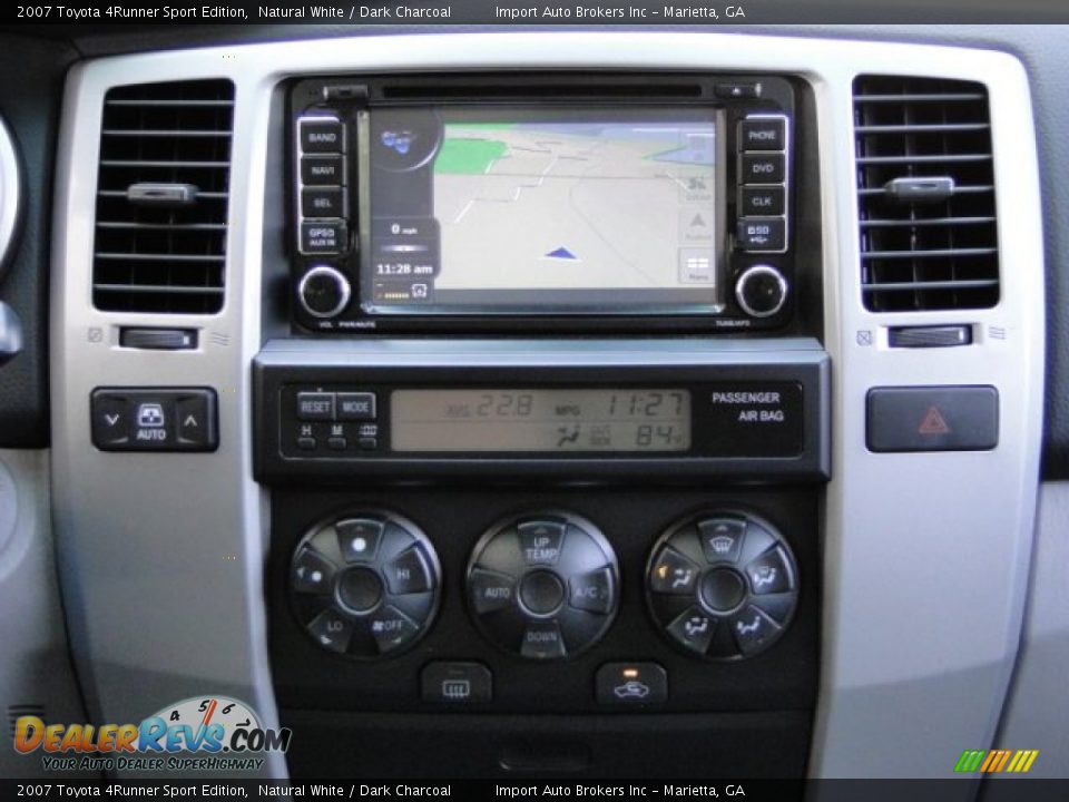 2007 Toyota 4Runner Sport Edition Natural White / Dark Charcoal Photo #15