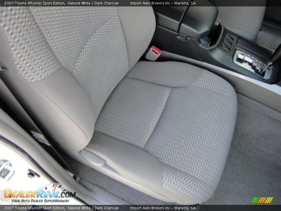 2007 Toyota 4Runner Sport Edition Natural White / Dark Charcoal Photo #18