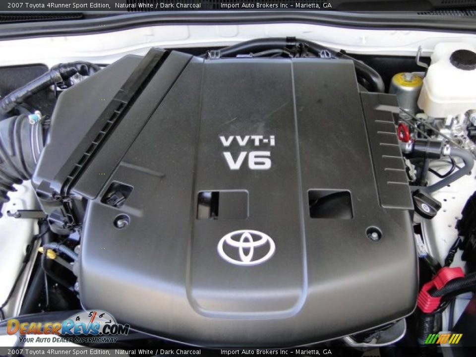 2007 Toyota 4Runner Sport Edition Natural White / Dark Charcoal Photo #27