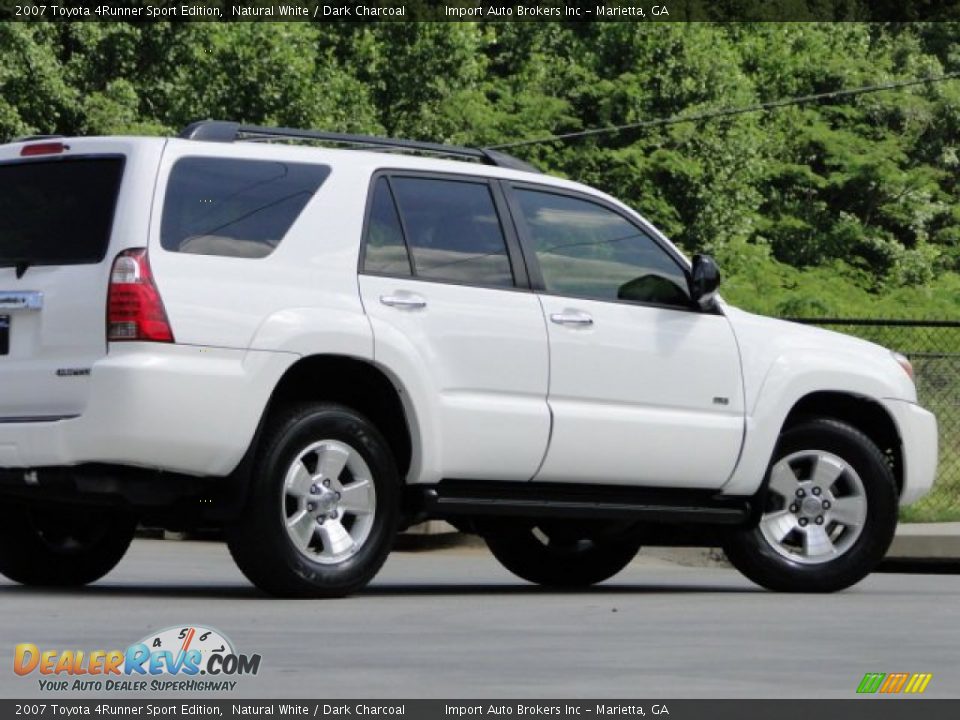 2007 Toyota 4Runner Sport Edition Natural White / Dark Charcoal Photo #28