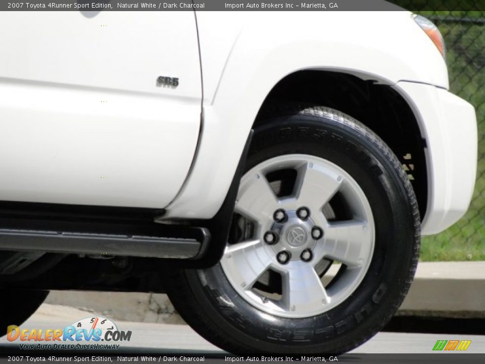 2007 Toyota 4Runner Sport Edition Natural White / Dark Charcoal Photo #29