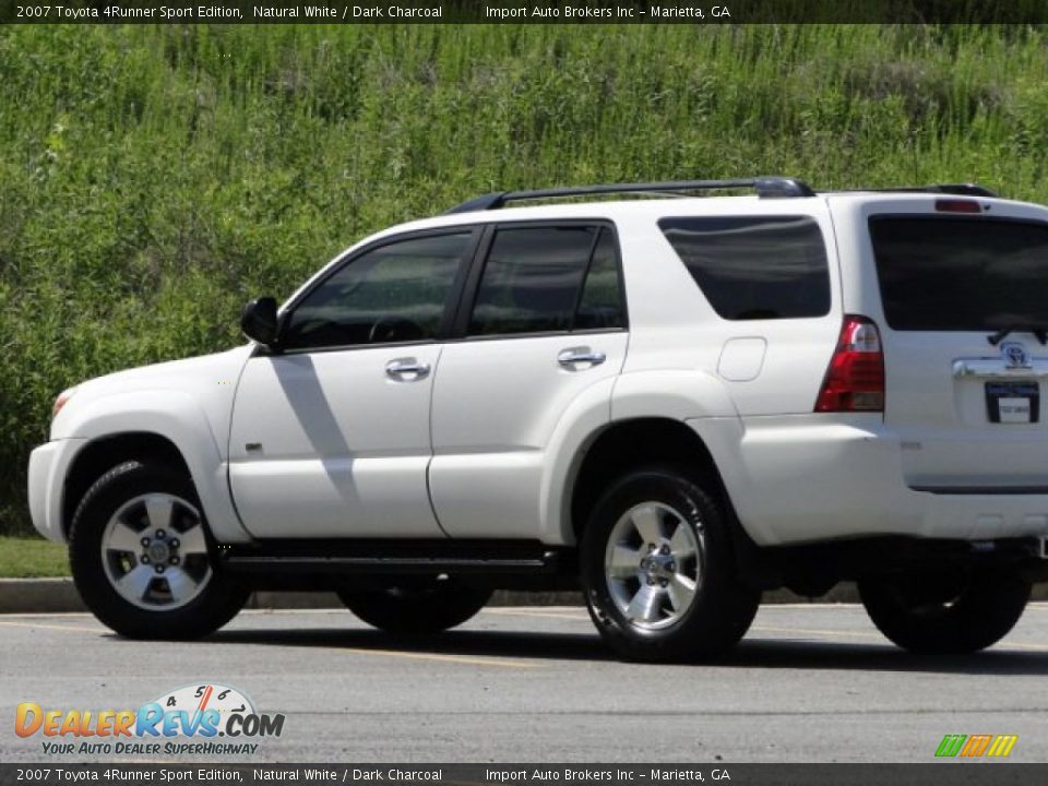2007 Toyota 4Runner Sport Edition Natural White / Dark Charcoal Photo #30